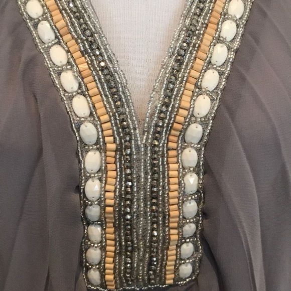 Willow & Clay beaded sheer top - Picture 2 of 6